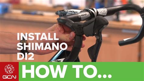 shimano di2 junction box frame instalation|how to use di2 shifters.